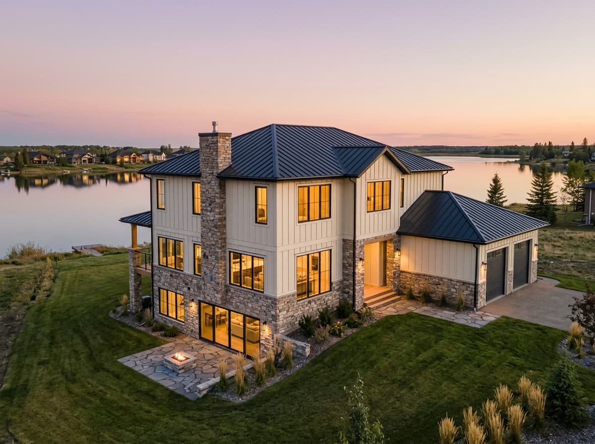 New Home Construction project in Chestermere by AM Builders