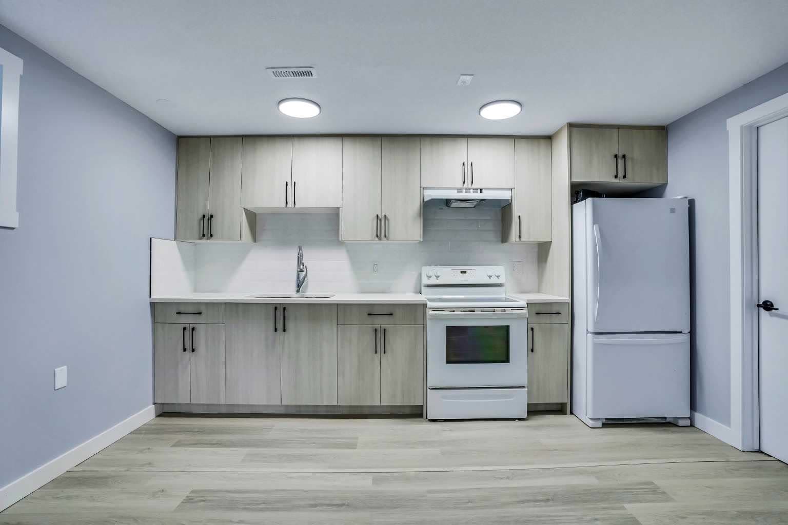 After photo: Basement Development project in Calgary by AM Builders