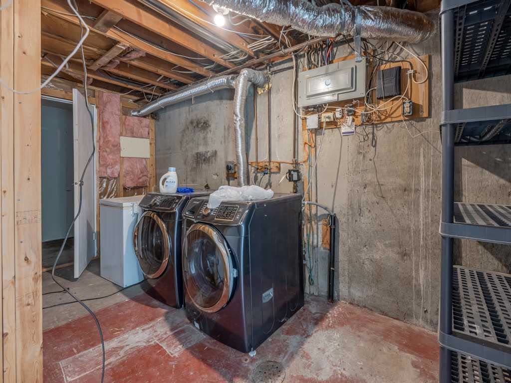 Before photo: Basement Development project in Calgary by AM Builders