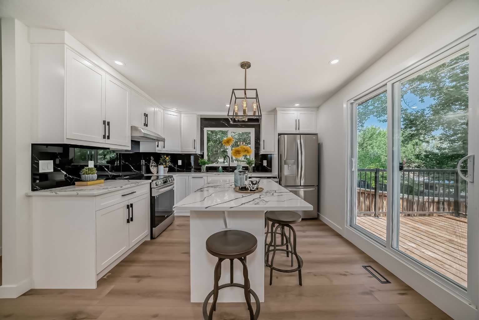 After photo: Renovations project in Calgary by AM Builders