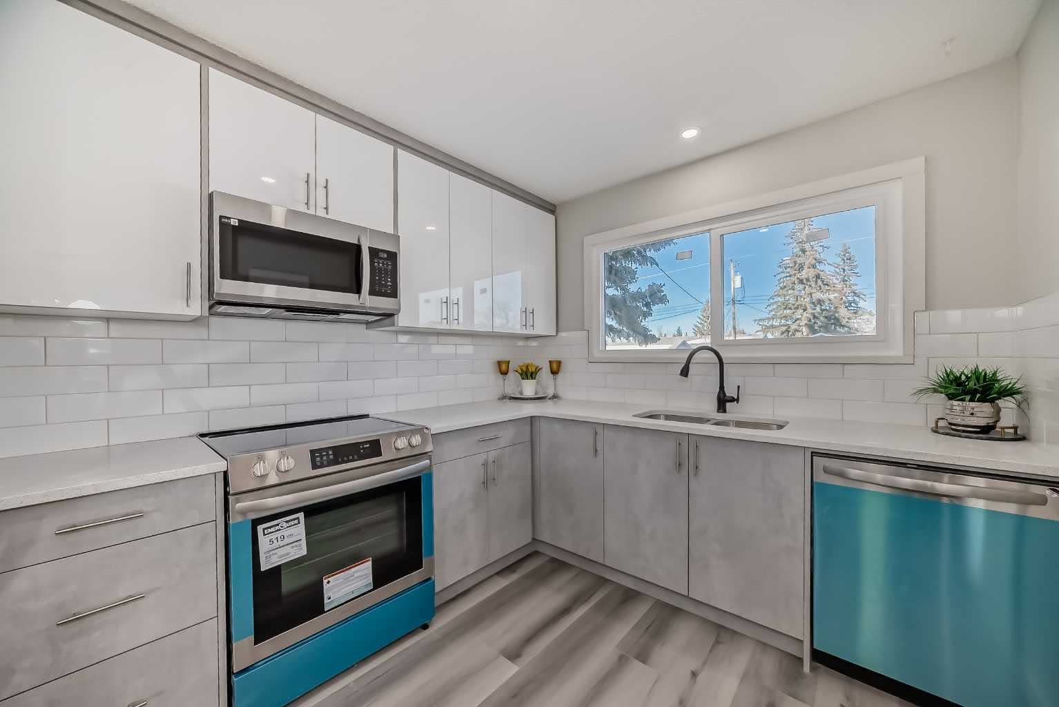 After photo: Renovations project in Calgary by AM Builders