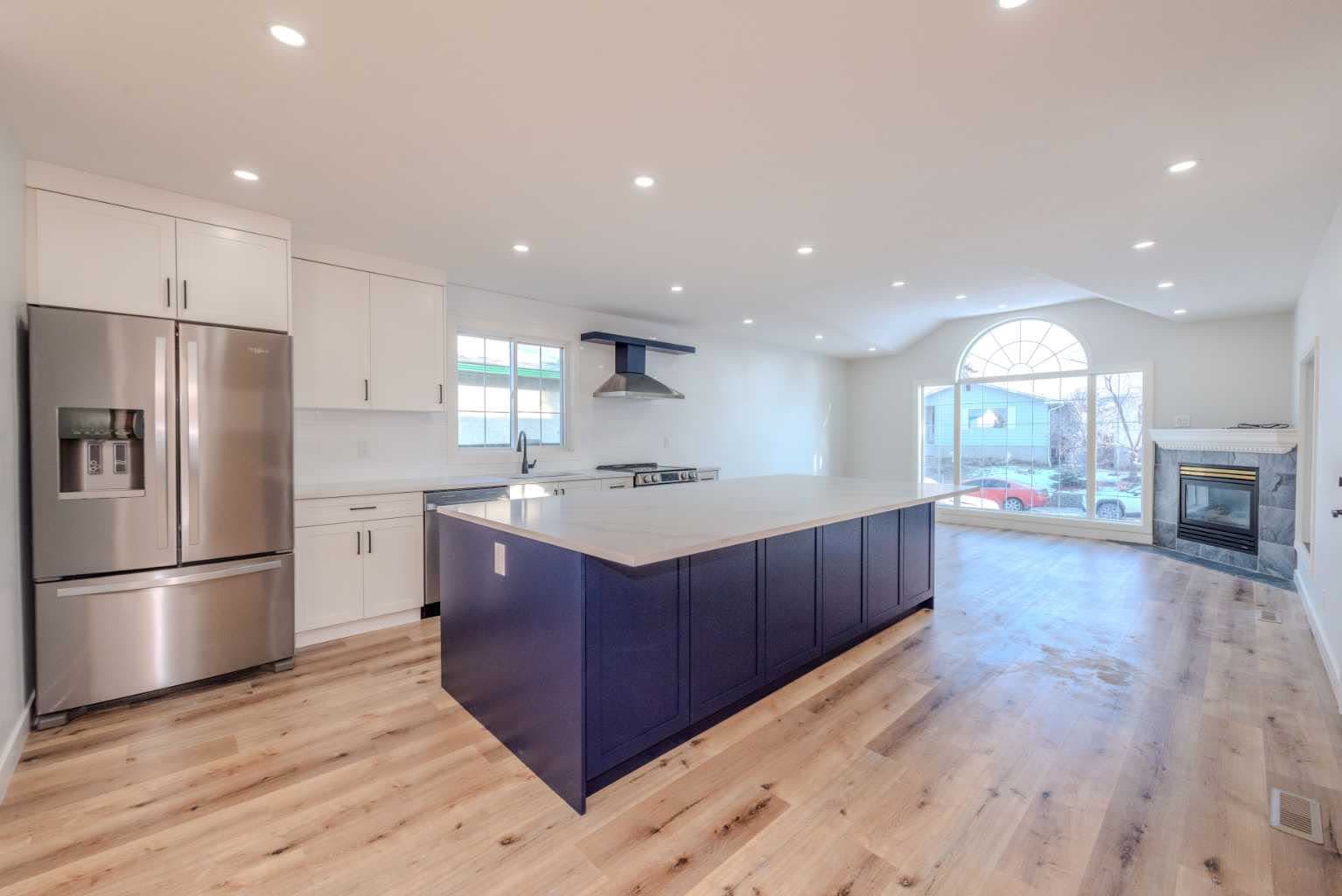 After photo: Renovations project in Calgary by AM Builders